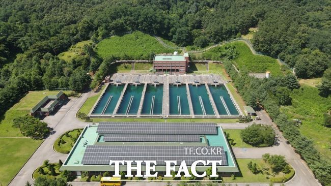 청계 통합정수장 전경 /안양시