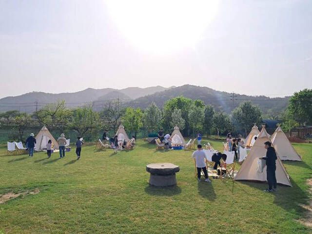 전라남도 나주에 위치한 명하쪽빛마을은 쪽풀의 치유적 기능을 활용한 체험을 할 수 있는 치유농장이다./치유농업온 캡처