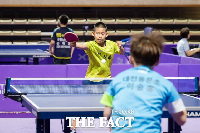 청양군 지난 2023년 8월에 열었던 세계주니어 탁구대회 장면 /청양군