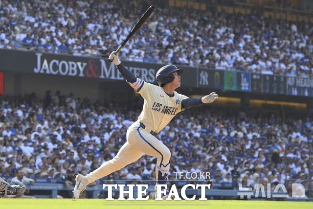 LA 다저스 김혜성이 15일(한국시간) 샌프란시스코전에서 4타수 1안타 1타점을 기록했다. /뉴시스