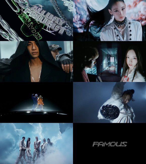 그룹 올데이 프로젝트가 선공개곡 'FAMOUS' 뮤직비디오를 전 세계에 공개하며 데뷔 전부터 강렬한 눈도장을 찍었다. /더블랙레이블