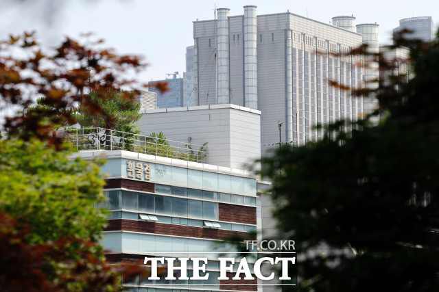 사진은 이날 서울 서초구 채상병 특검 사무실로 알려진 빌딩 모습. /뉴시스