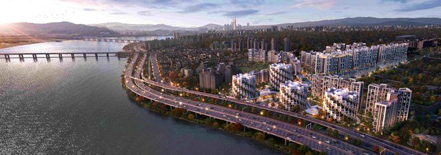 삼성물산은 올해 한남4구역 등 굵직한 도시정비사업 시공권을 따내며 상반기 누적 수주액 5조원을 돌파했다. /삼성물산