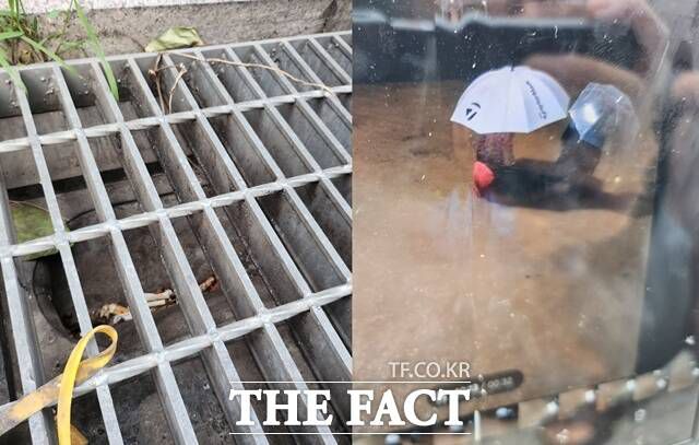 지난 18일 서울 관악구 주택가의 빗물받이에 담배꽁초가 쌓여있다. 빗물받이는 호우가 내릴 때 도시가 침수되지 않도록 물을 내보내 주는 시설로써 지난해 기준 서울시에는 총 58만여개가 있는 것으로 나타났다. /이윤경 기자