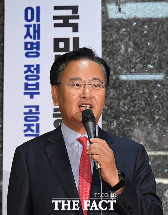 발언하는 유상범 이재명 정부 공직수보자 국민검증센터 단장.