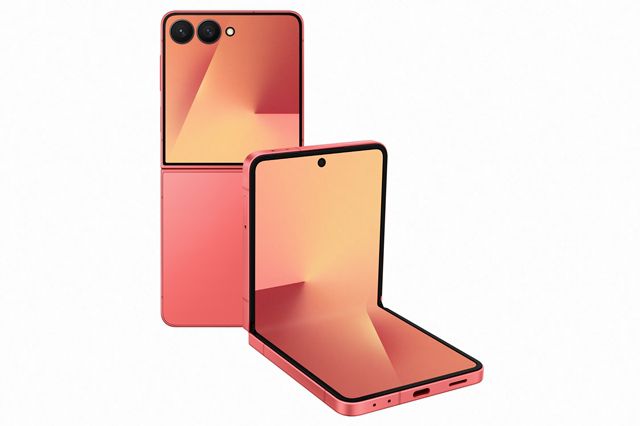 갤럭시 Z 플립7 코랄레드 색상 /삼성전자