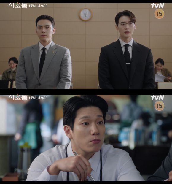 배우 김도훈과 김경남이 '서초동' 특별출연으로 뜻깊은 포문을 담당했다. /tvN 방송화면 캡처