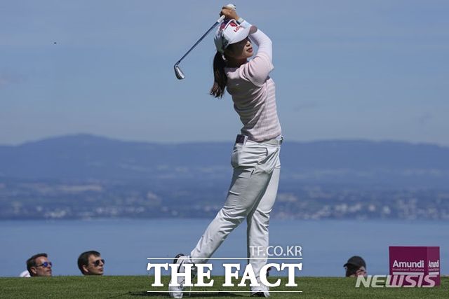 메이저 3연속 톱10을 기록중이던 최혜진이 에비앙챔피언십에서는 아쉽게 공동 14위를 기록했다. 사진은 지난해 대회 모습./AP.뉴시스