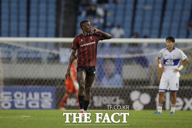 ‘하나은행 K리그2 2025’ 21라운드 MVP에 선정된 부천 몬타뇨./K리그