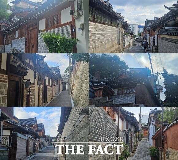 서울시 종로구에 위치한 북촌 한옥마을은 넷플릭스 애니메이션 영화 '케이팝 데몬 헌터스'에 나온 서울의 주요 명소 중 하나다. 한옥마을을 찾은 관광객으로부터 '케이팝 데몬 헌터스'에 관한 다양한 이야기를 들을 수 있었다. /김명주 기자