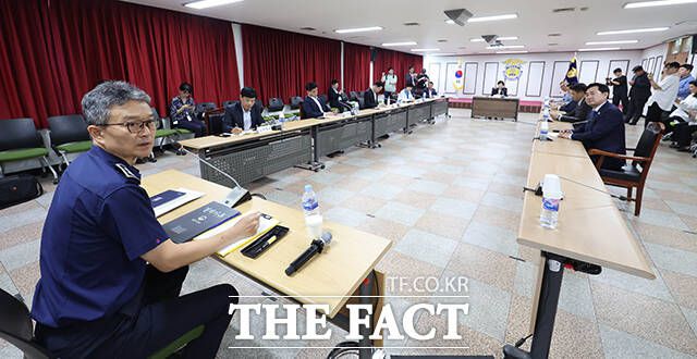 발언하는 김현우 서울구치소장.