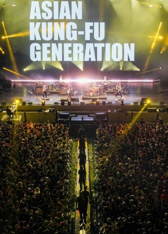 '펜타포트 락 페스티벌 2025' 첫날 헤드라이너로 선정된 아시안 쿵푸 제네레이션이 열정적인 라이브를 선보였다. 아시안 쿵푸 제네레이션이 한국에서 공연을 펼친건 약 12년 만이다./PRM