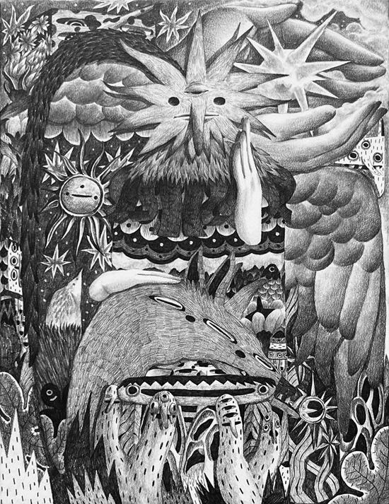 이번 '열린도감, 아종의 생태계' 전시는 갤러리끼와 전속 계약을 체결한 이후 작가가 처음 선보이는 개인전으로, 김남헌의 회화 세계가 본격적으로 확장되는 분기점이다. /갤러리끼