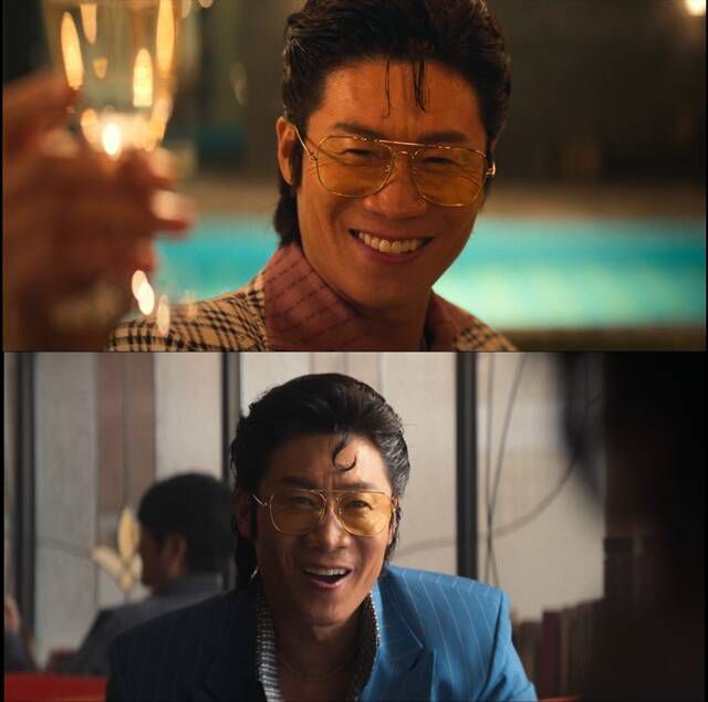 배우 진선규가 '애마'에서 영화 제작사 대표 구중호 역으로 극을 이끌었다. /넷플릭스, 엘줄라이엔터테인먼트