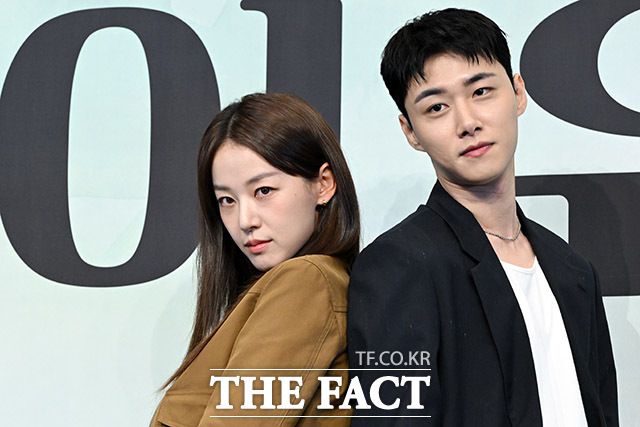 배우 이주명(왼쪽)과 서지훈이 JTBC 새 금요시리즈 '마이 유스'에서 티격태격 케미를 보여줄 예정이다. /남용희 기자