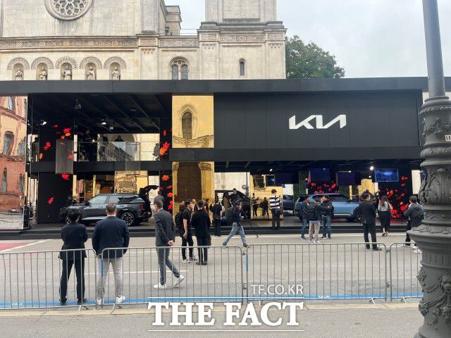 기아는 9일(현지시간) 독일 뮌헨에서 열리는 IAA 모빌리티 2025에 부스를 꾸렸다. /최의종 기자