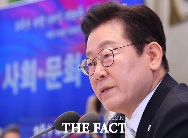 이재명 대통령이 지난 11일 청와대 영빈관에서 열린 취임 100일 기자회견 '회복을 위한 100일, 미래를 위한 성장'에서 발언하고 있다. /뉴시스