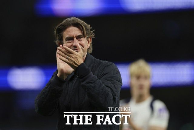 올 시즌을 앞두고 토트넘 지휘봉을 잡은 토마스 프랑크 감독이 초반 선전을 펼치고 있다./런던=AP.뉴시스