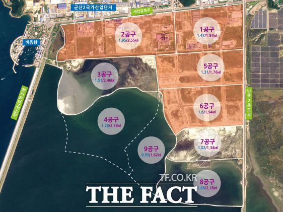 새만금 국가산업단지(1산단). /전북도