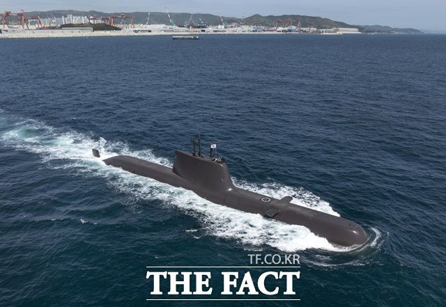 HD현대중공업이 건조해 2016년 대한민국 해군에 인도한 장보고-Ⅱ(214급) 잠수함 '윤봉길함' 시운전 모습. 사진은 기사 내용과 무관함. /HD현대중공업