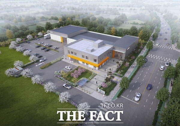 지능형 센서 스핀온 지원센터 조감도. /계룡시