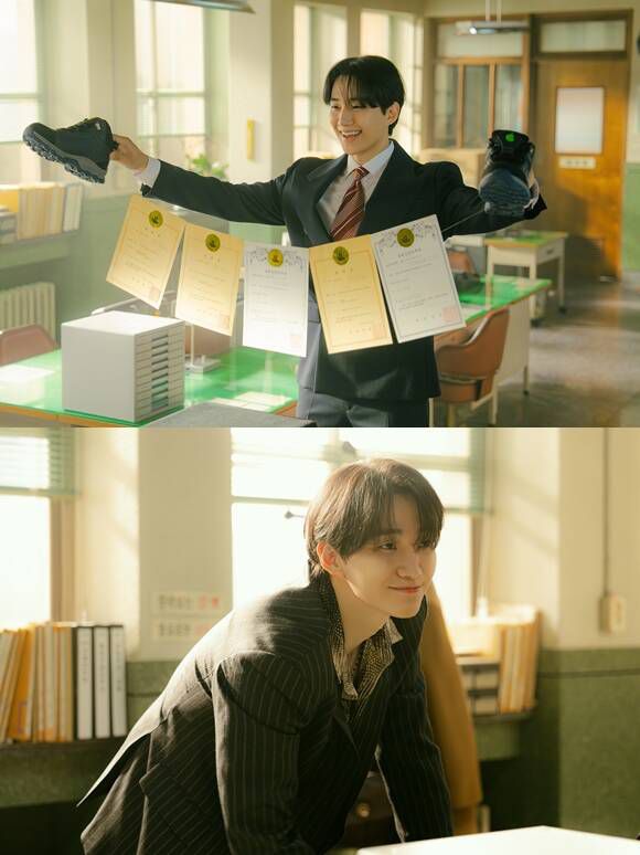 배우 이준호가 tvN 토일드라마 '태풍상사'의 배경이 된 IMF 시대를 직접 경험하진 못 했지만, 그 시절만의 낭만이 있는 것 같다며 이야기를 전할 수 있어 좋았다고 밝혔다. /tvN