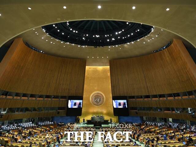 납북자 문제를 국제법에 기반해 접근하는 방안이 부상하고 있다. 사진은 미국 뉴욕 유엔본부에서 진행된 유엔총회 고위급 회기 모습이다. /더팩트DB