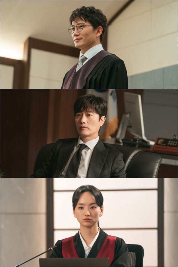 '판사 이한영' 배우 지성·박희순·원진아가 자신의 캐릭터를 설명하는 키워드를 공개했다. /MBC