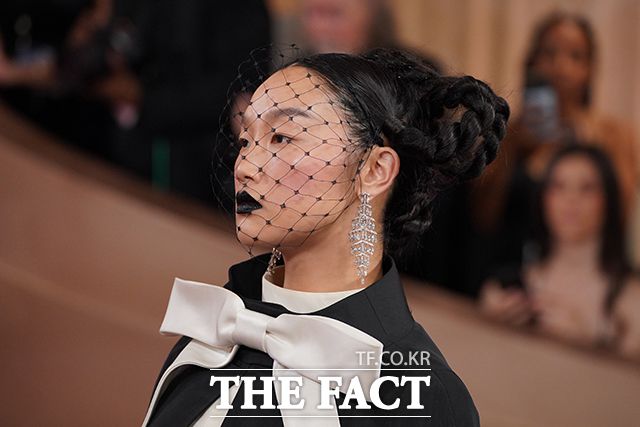 파격적인 패션 선보인 오드리 누나. /베벌리힐스=AP.뉴시스