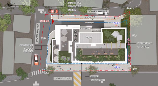 양재시장은 지하 4층~지상 10층 규모의 근린생활시설, 판매시설, 업무시설 등이 복합된 상가 건물로 재탄생한다. /서울시
