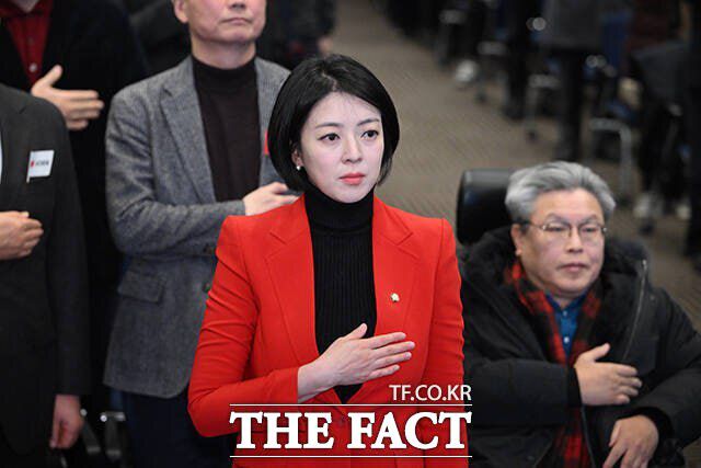 국민의힘 중앙윤리위원회가 한동훈 전 대표 제명을 의결한 직후인 14일 열린 서울시당 신년회에서 배현진 서울시당위원장의 공개 반발을 계기로 당원들 간 고성이 뒤엉키는 혼란이 벌어졌다. 사진은 배 위원장. /박헌우 기자