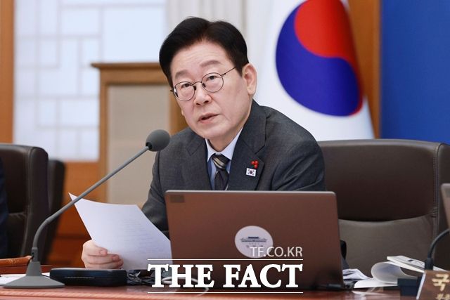 이재명 대통령이 20일 청와대에서 주재한 제2회 국무회의에서 발언하고 있다. /뉴시스