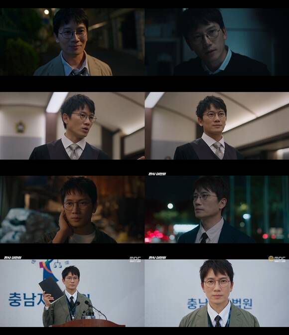 지성은 '판사 이한영'에서 10년 전으로 회귀한 적폐 판사 이한영 역으로 극을 이끌고 있다. /방송 화면 캡처