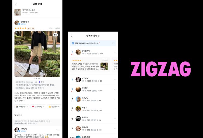 스타일 커머스 플랫폼 ‘지그재그’가 리뷰에 커뮤니티 기능을 도입하며 리뷰 시스템을 고도화했다.
