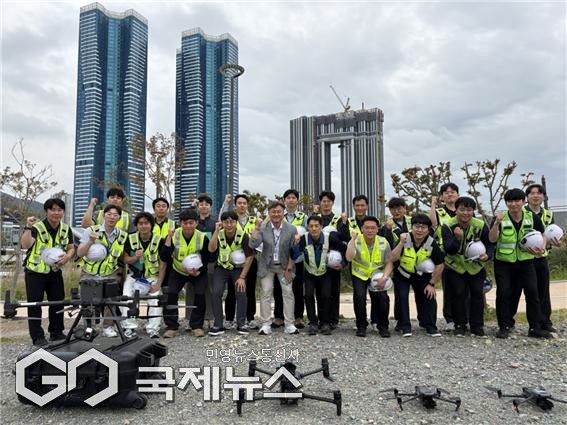 BISCO 드론조종단 역량강화 교육현장/제공=부산시설공단