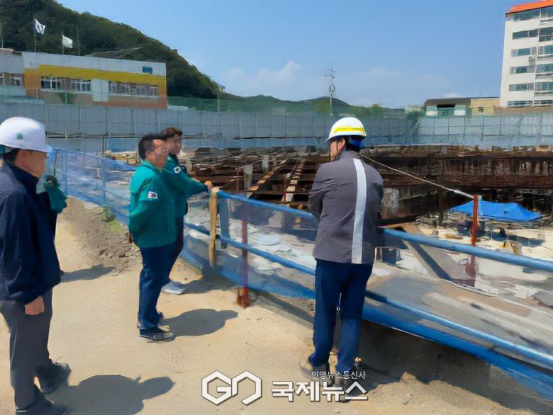 (제공=경북도) 건설현장 폭염대응 현장 점검