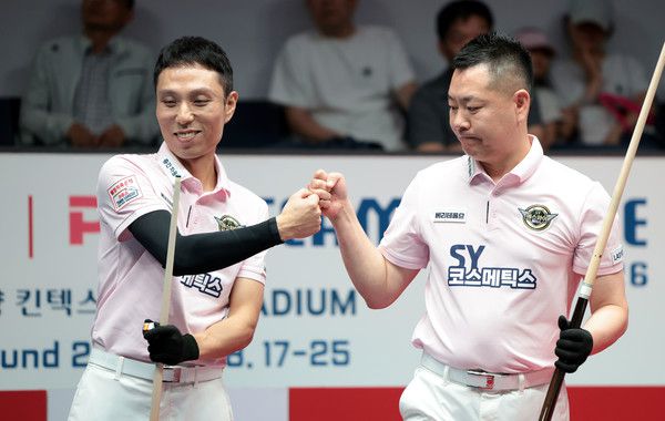 에스와이 빌더스의 최원준1과 서현민/@pba