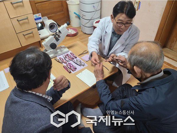 양양군 보건소 ‘찾아가는 물리치료사업’포매리 운영 모습 사진=양양군