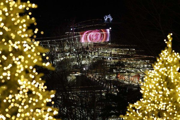 애기봉평화생태공원 야간 전경 (김포시 제공)