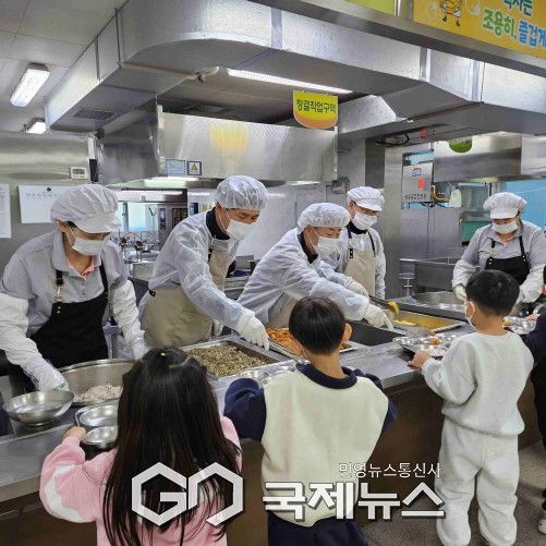 봉화교육지원청, 겨울철 학교급식 위생안전점검