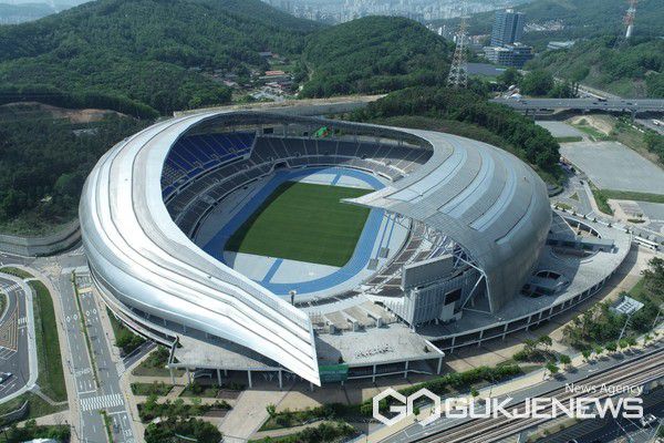 용인미르스타디움 전경(국제뉴스 DB)