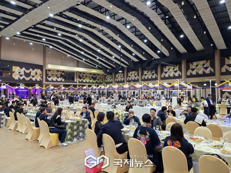 환송만찬장. 사진/유지현 기자