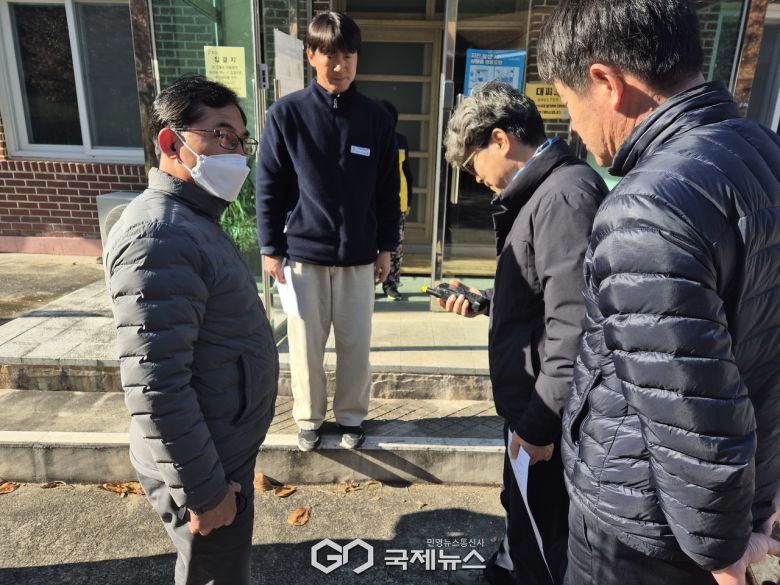 (제공=경북도) 위성전화기 작동 확인