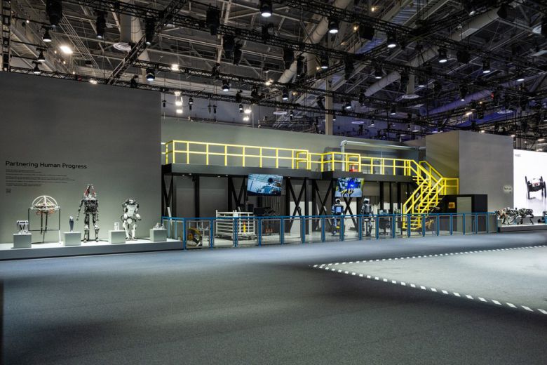 CES 2026 현대차그룹 전시관 전경