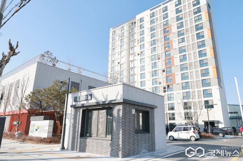 (제공=경주시) 황성동 유림로13번길 일원에 조성된 황성 고령자 복지주택 전경