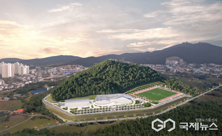 대산읍 안산공원 조성사업 조감도. /서산시