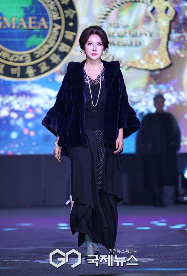 ▲ 글로벌최강연출대상 수상자 시니어 모델 박지윤 / ⓒ이대웅 기자