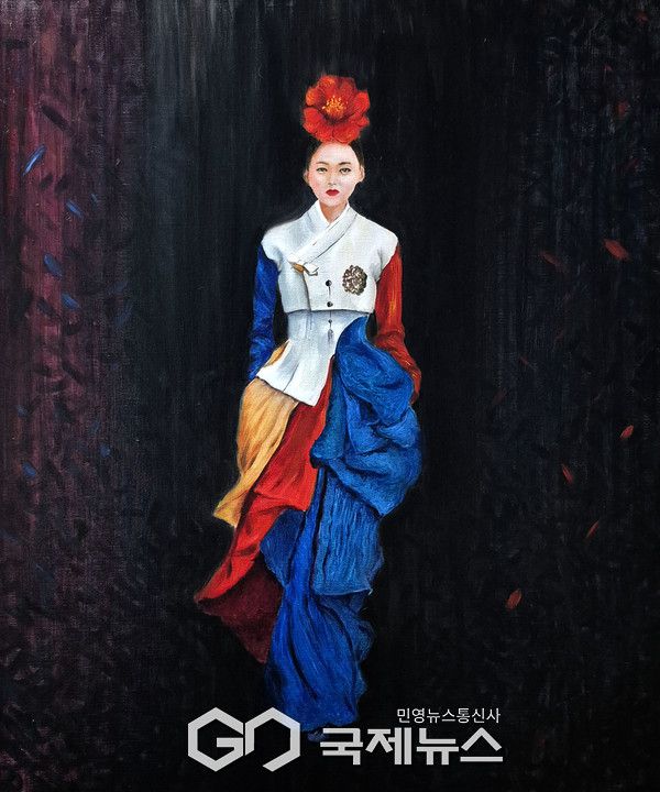 K-FASHION/72.7*60.6cm/ Oil on canvas/2025 [사진/ 김서중 기자]