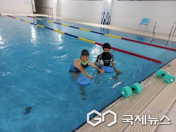 수중 재활 사진/사천시