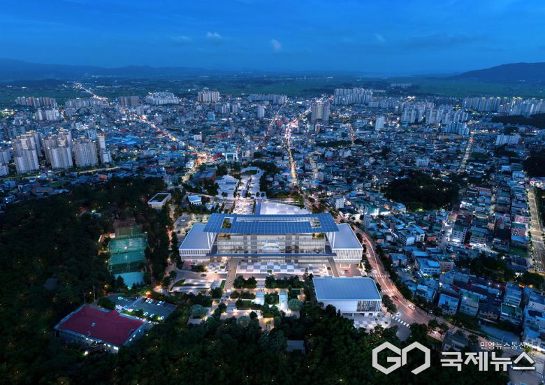 시청사 건립사업 조감도. /서산시